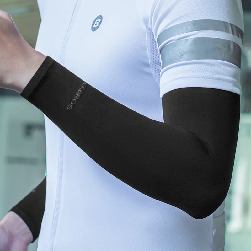 Ademende fietshoesen van ice silk