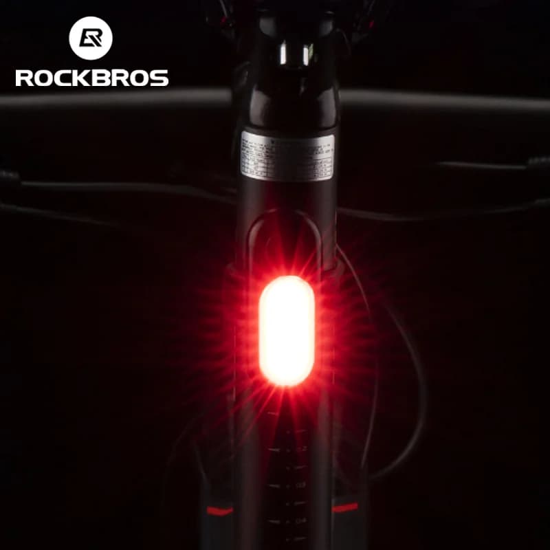 Type-C oplaadbare regenbestendige achterlicht voor fiets