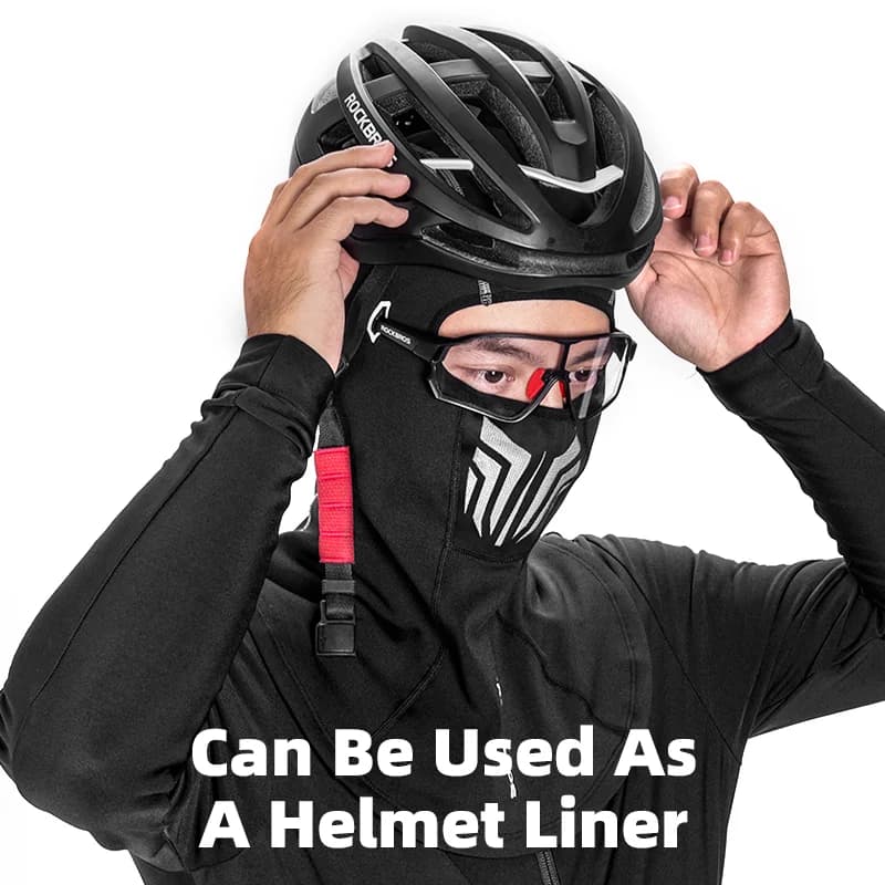 Winter winddichte volledige gezichtsmasker voor fietsers