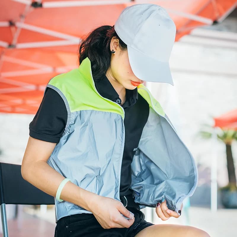 Ademend Winddicht Mouwloos Fietsvest