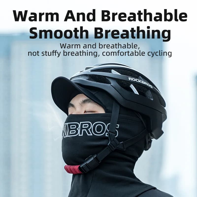 Winter winddicht volledig gezichtsmasker voor fietsen