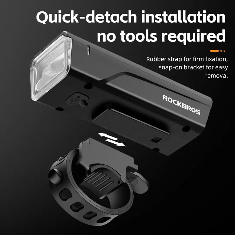 Oplaadbare LED stuurverlichting met Type-C