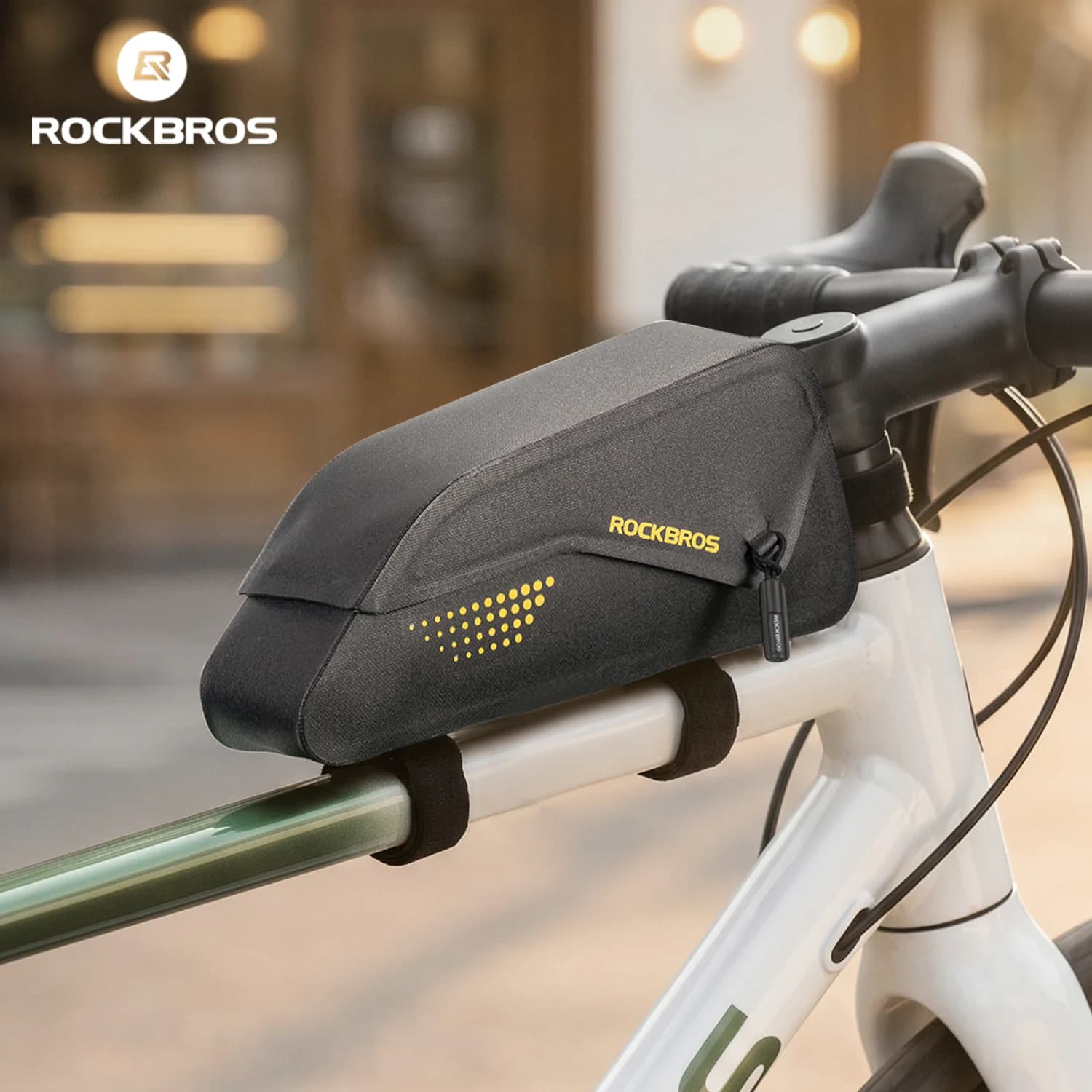 Waterproof magnetische frametas voor fietsen, 0.8L