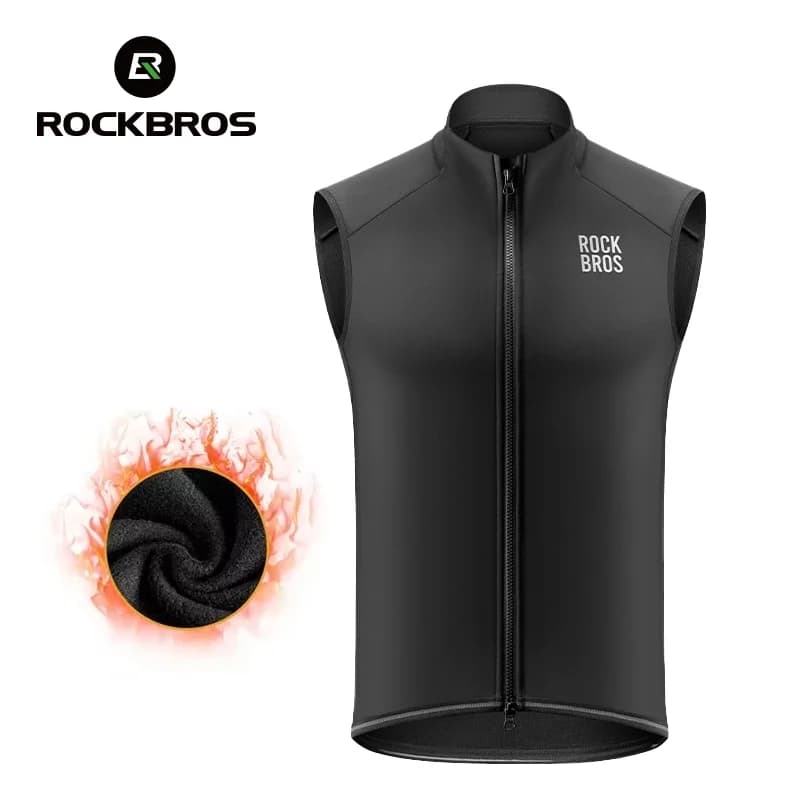 Winddichte fleece fietshesje voor de winter