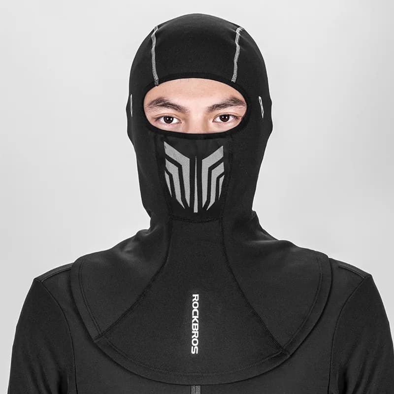 Winter winddichte volledige gezichtsmasker voor fietsers