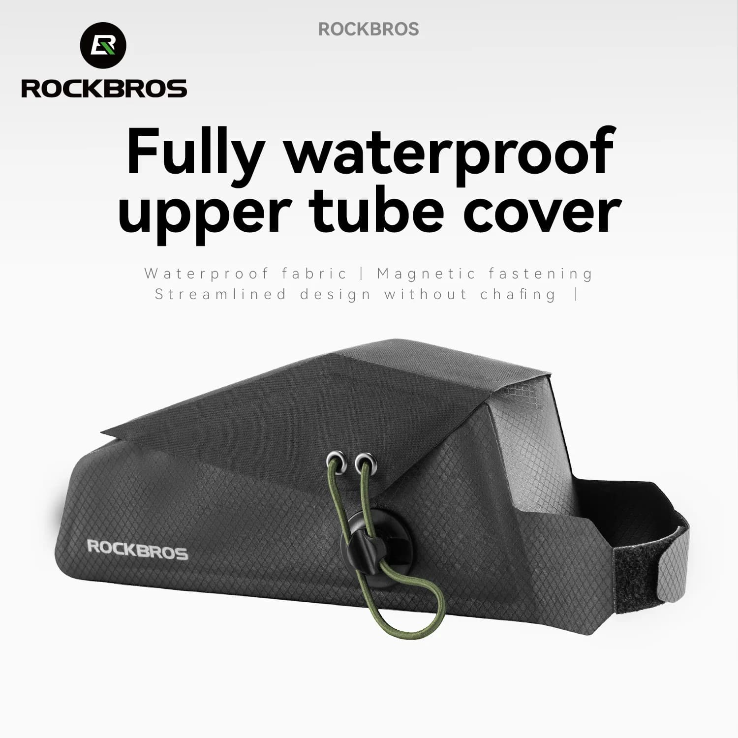 Waterdichte gravelbike frametas vooraan 0,8L