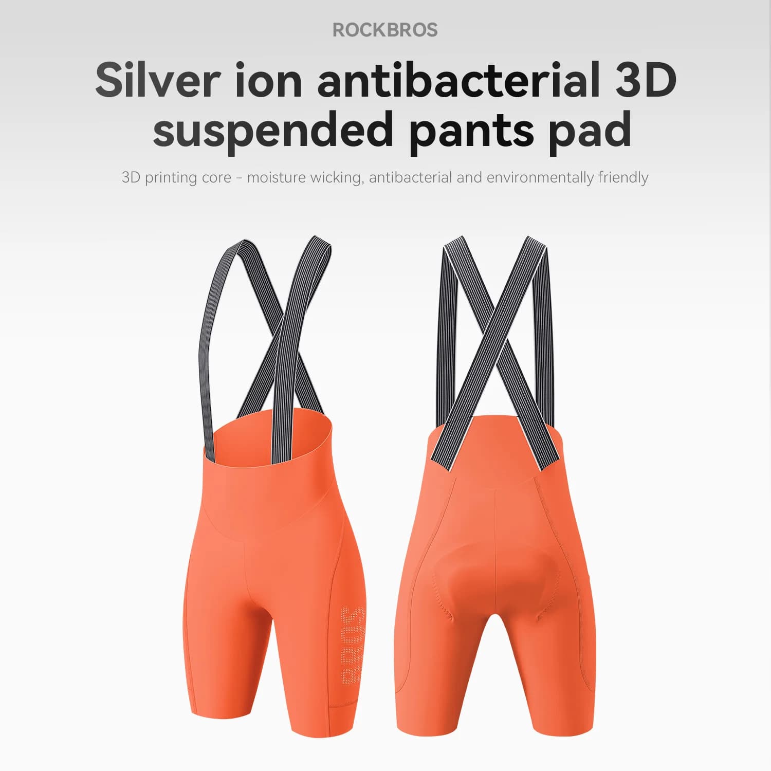 Dames Fietsshorts Met Bretels Hoog Elastisch 3D Padding